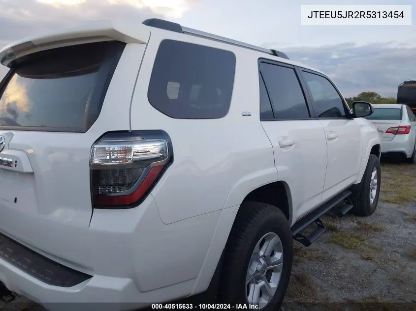 2024 Toyota 4Runner Sr5 VIN: JTEEU5JR2R5313454 Lot: 40515633