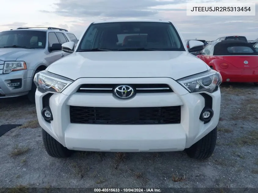 2024 Toyota 4Runner Sr5 VIN: JTEEU5JR2R5313454 Lot: 40515633