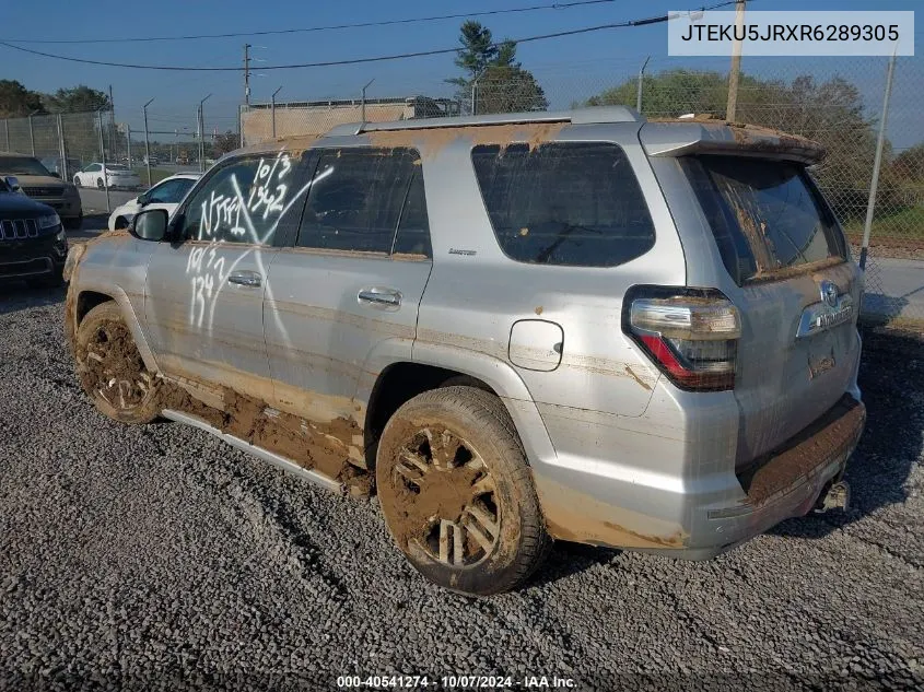 2024 Toyota 4Runner Limited VIN: JTEKU5JRXR6289305 Lot: 40541274