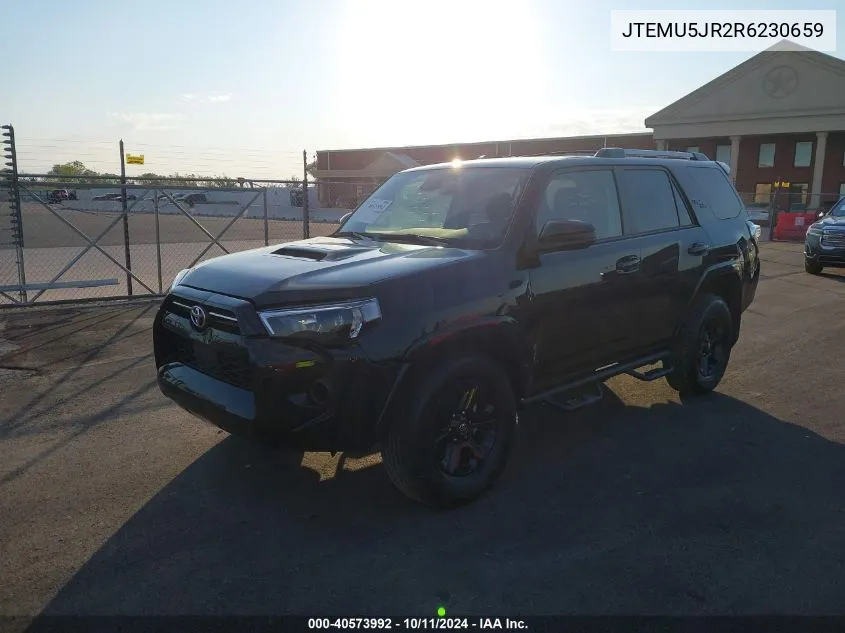 2024 Toyota 4Runner Sr5 VIN: JTEMU5JR2R6230659 Lot: 40573992