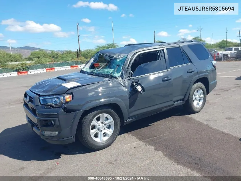 2024 Toyota 4Runner Trd Sport VIN: JTEAU5JR6R5305694 Lot: 40643595