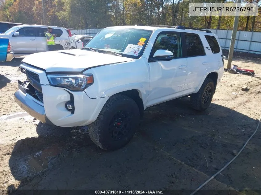 2024 Toyota 4Runner Trd Off Road Premium VIN: JTERU5JR1R6236796 Lot: 40731810