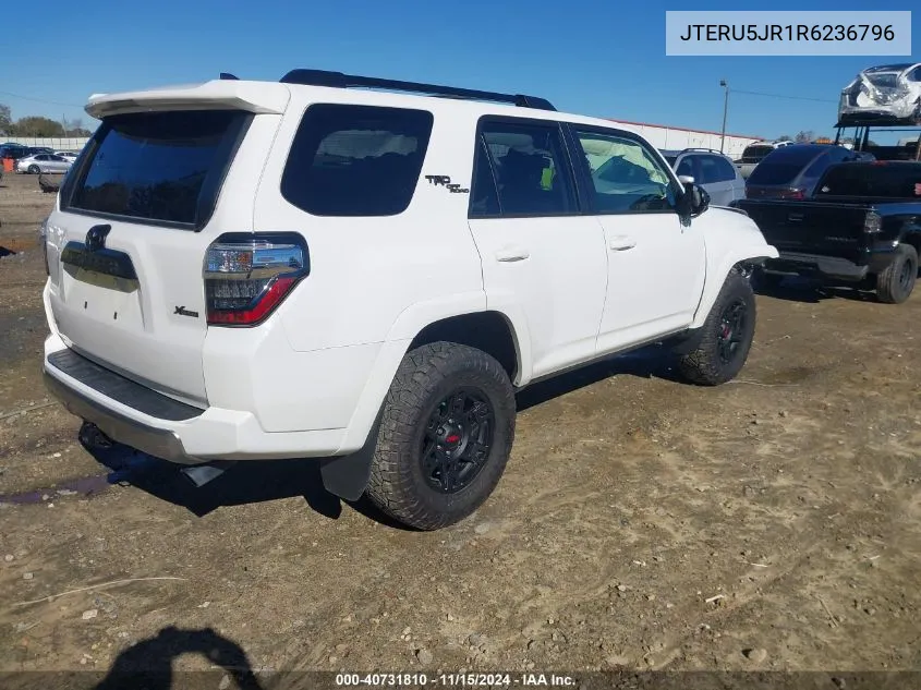 2024 Toyota 4Runner Trd Off Road Premium VIN: JTERU5JR1R6236796 Lot: 40731810