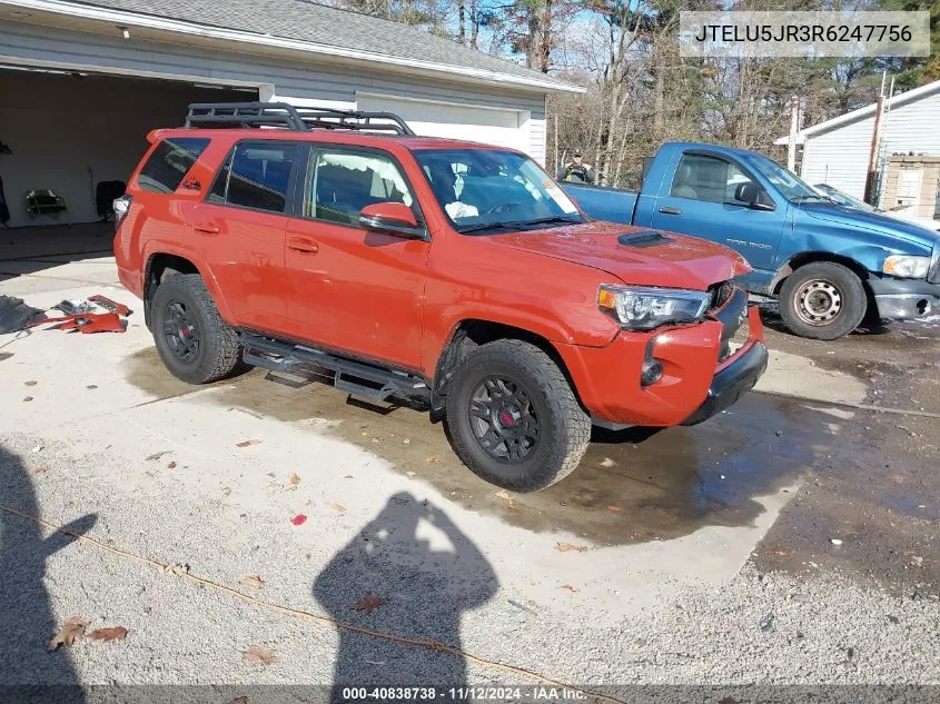 2024 Toyota 4Runner Trd Pro VIN: JTELU5JR3R6247756 Lot: 40838738