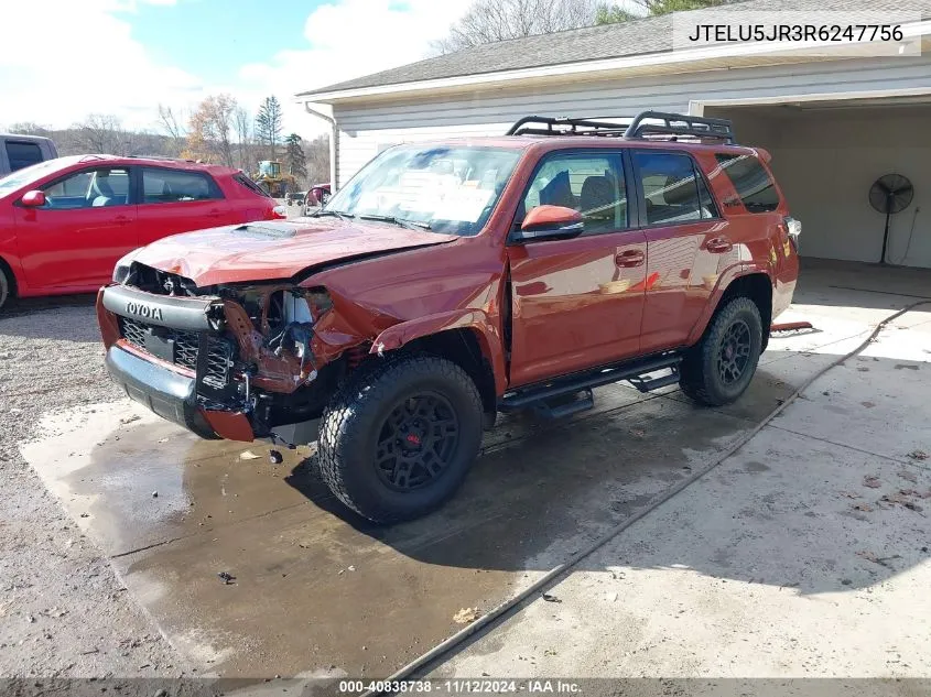 2024 Toyota 4Runner Trd Pro VIN: JTELU5JR3R6247756 Lot: 40838738