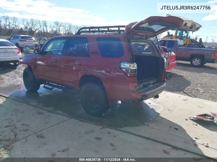 2024 Toyota 4Runner Trd Pro VIN: JTELU5JR3R6247756 Lot: 40838738