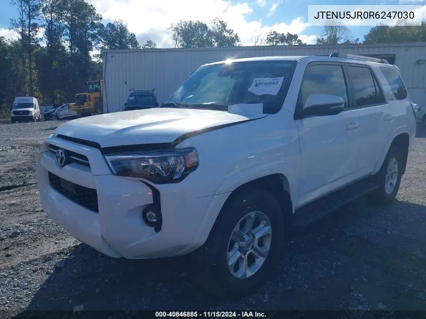 2024 Toyota 4Runner Sr5 Premium VIN: JTENU5JR0R6247030 Lot: 40846885