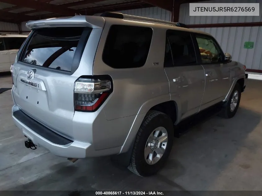 2024 Toyota 4Runner Sr5 Premium VIN: JTENU5JR5R6276569 Lot: 40865617