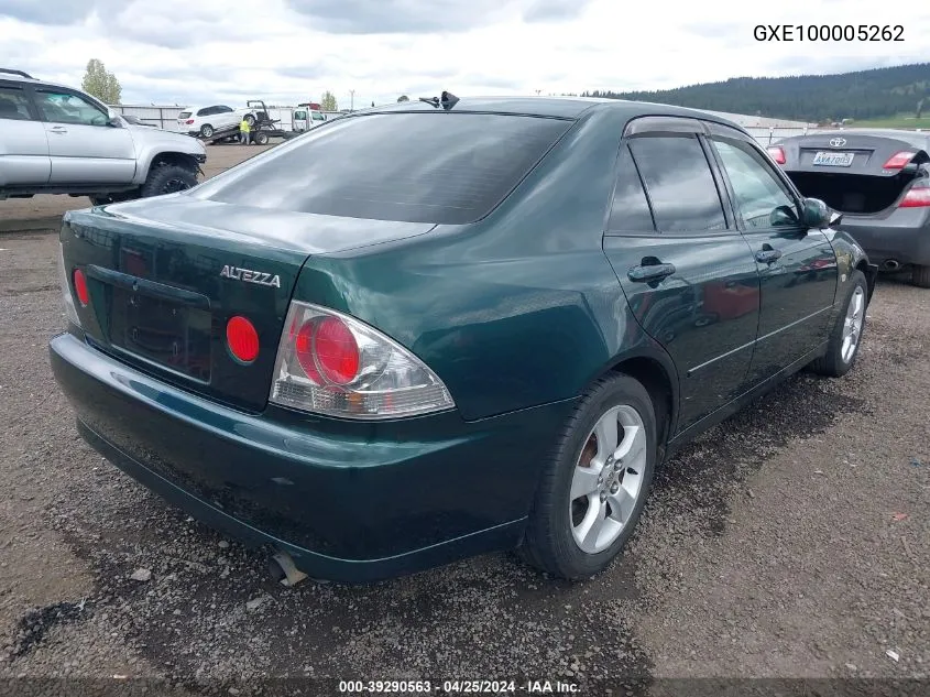 GXE100005262 1998 Toyota Altezza