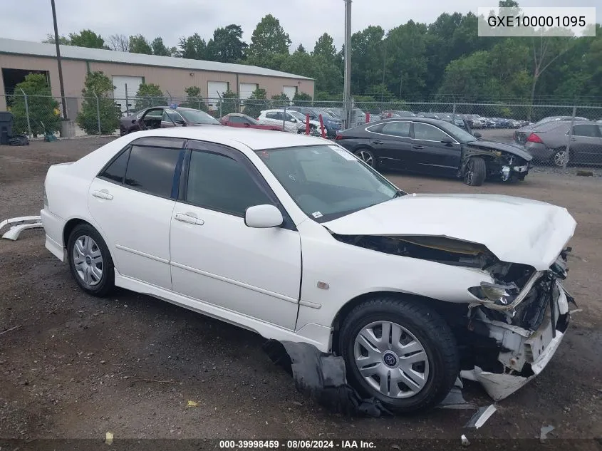 1998 Toyota Altezza VIN: GXE100001095 Lot: 39998459