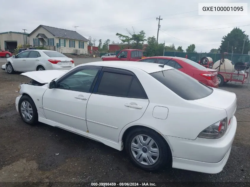 1998 Toyota Altezza VIN: GXE100001095 Lot: 39998459