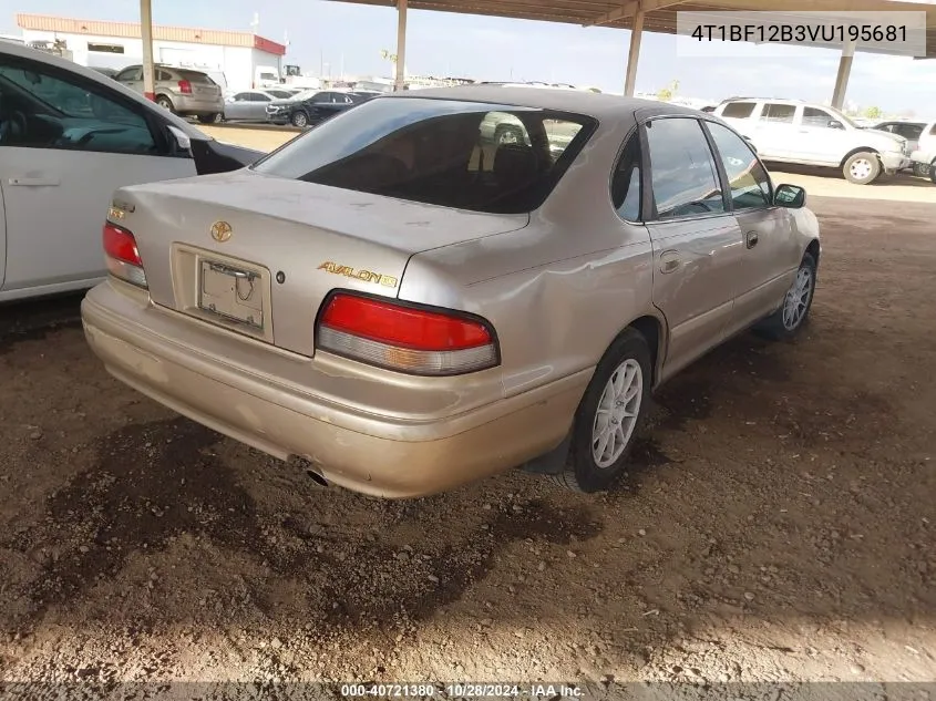 1997 Toyota Avalon Xls VIN: 4T1BF12B3VU195681 Lot: 40721380