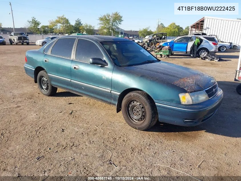 1998 Toyota Avalon Xl VIN: 4T1BF18B0WU222425 Lot: 40557745