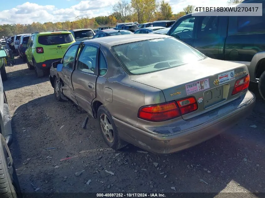 4T1BF18BXWU270417 1998 Toyota Avalon Xls