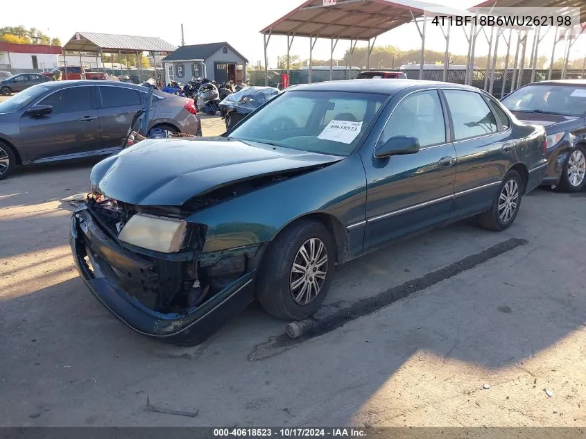 1998 Toyota Avalon Xl/Xls VIN: 4T1BF18B6WU262198 Lot: 40618523