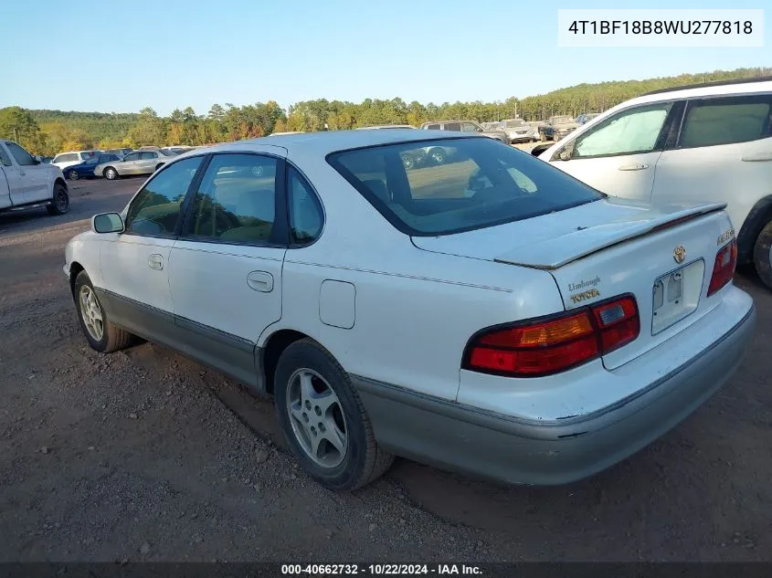 1998 Toyota Avalon Xls VIN: 4T1BF18B8WU277818 Lot: 40662732