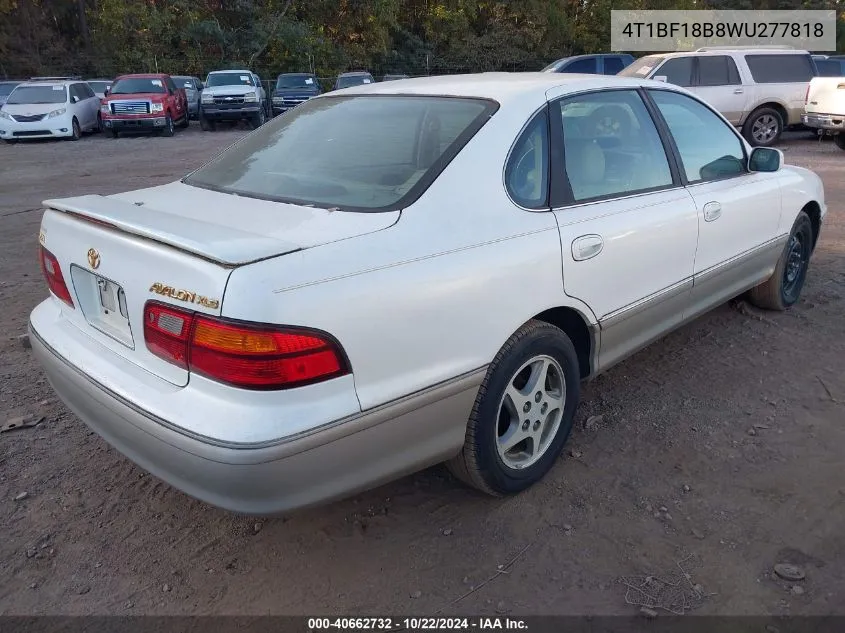 1998 Toyota Avalon Xls VIN: 4T1BF18B8WU277818 Lot: 40662732