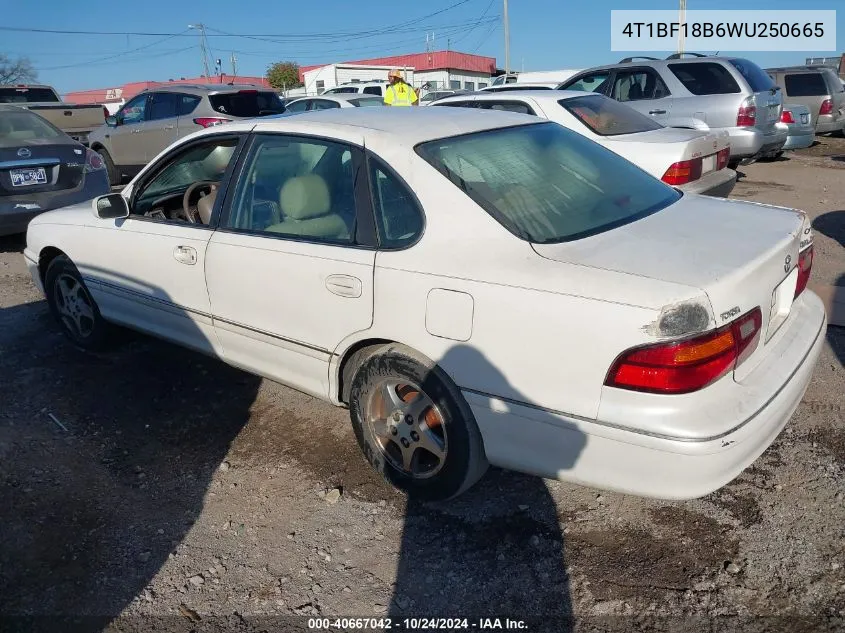 1998 Toyota Avalon Xl VIN: 4T1BF18B6WU250665 Lot: 40667042