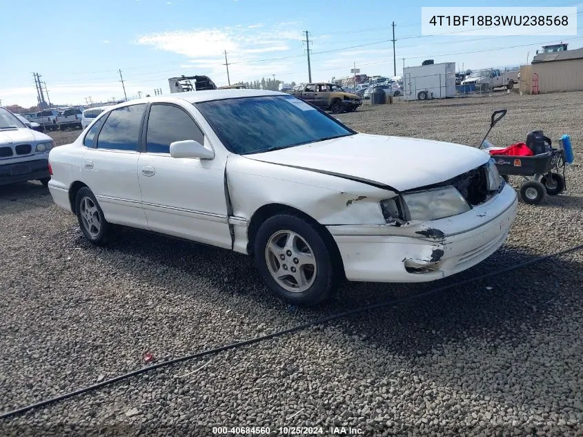 1998 Toyota Avalon Xl VIN: 4T1BF18B3WU238568 Lot: 40684560