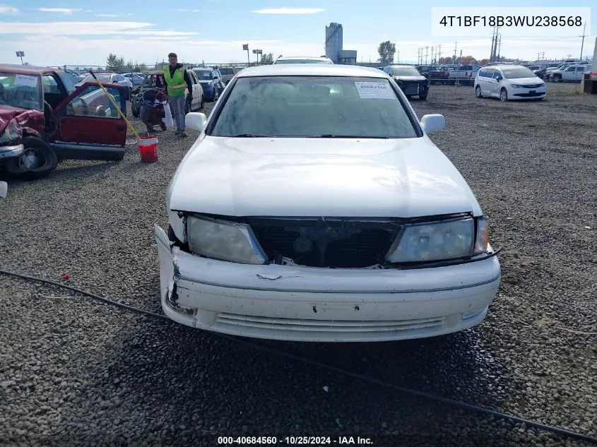 1998 Toyota Avalon Xl VIN: 4T1BF18B3WU238568 Lot: 40684560