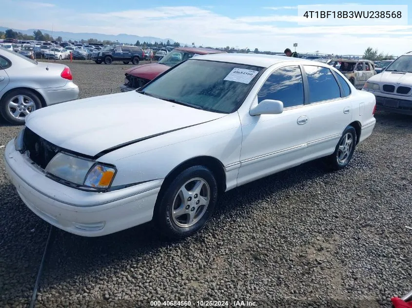 1998 Toyota Avalon Xl VIN: 4T1BF18B3WU238568 Lot: 40684560