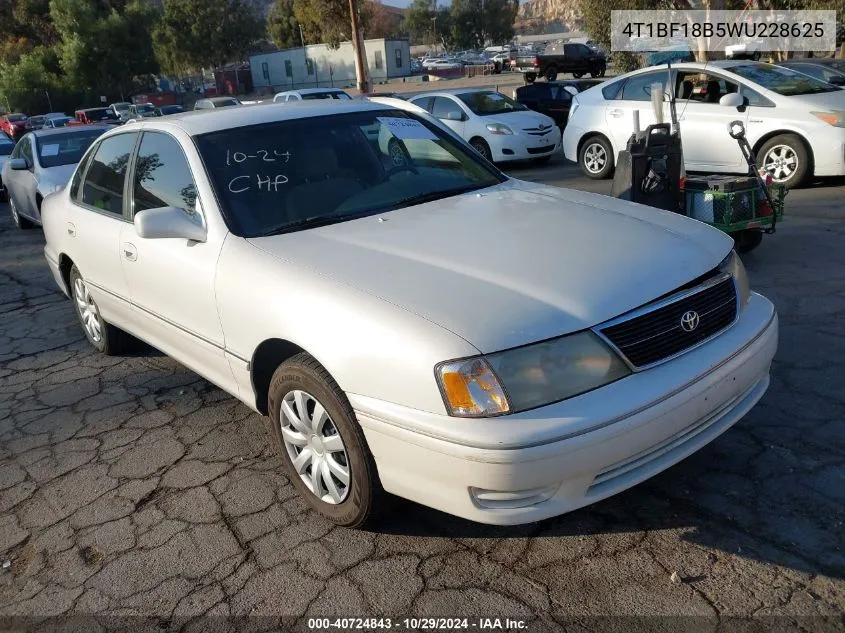 1998 Toyota Avalon Xl VIN: 4T1BF18B5WU228625 Lot: 40724843