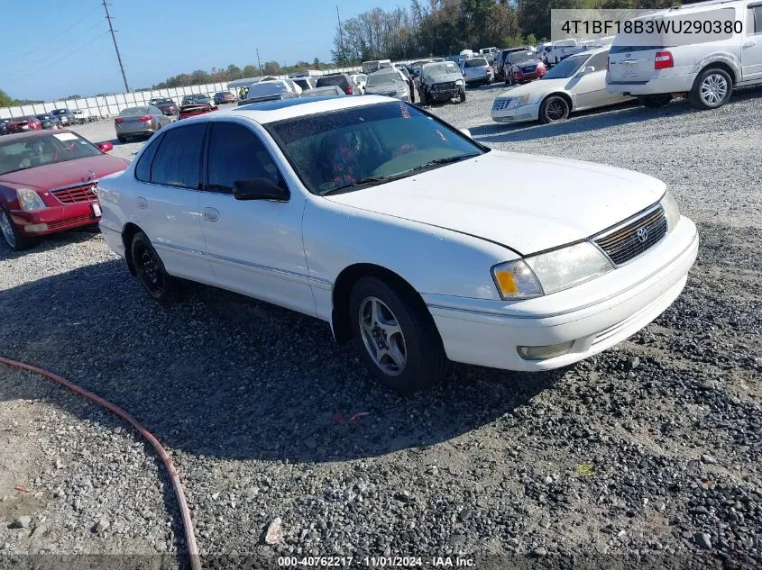 1998 Toyota Avalon Xls VIN: 4T1BF18B3WU290380 Lot: 40762217