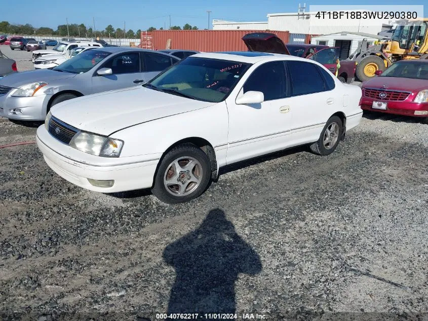 1998 Toyota Avalon Xls VIN: 4T1BF18B3WU290380 Lot: 40762217