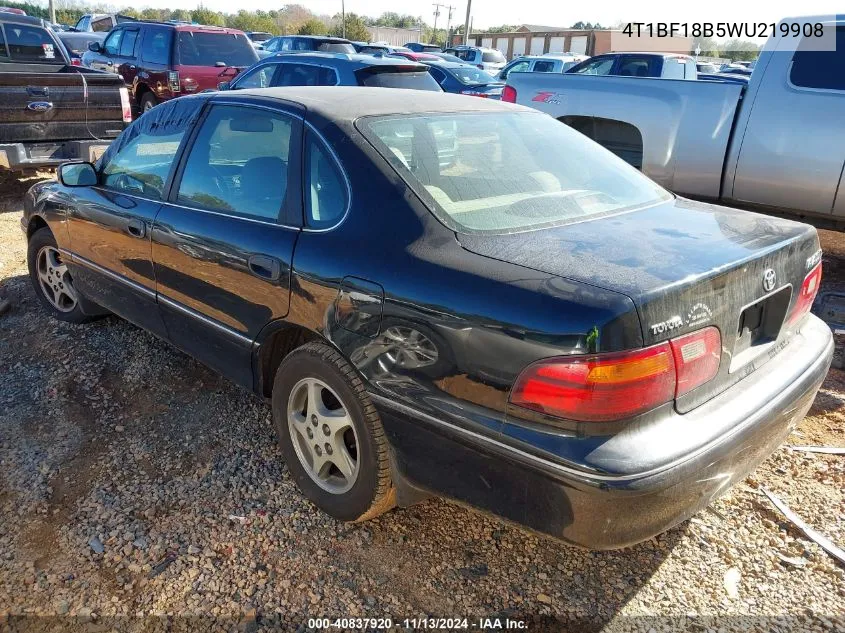 1998 Toyota Avalon Xl VIN: 4T1BF18B5WU219908 Lot: 40837920