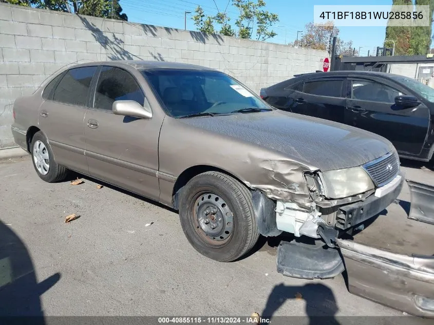 1998 Toyota Avalon Xls VIN: 4T1BF18B1WU285856 Lot: 40855115