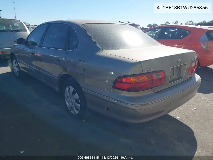 1998 Toyota Avalon Xls VIN: 4T1BF18B1WU285856 Lot: 40855115