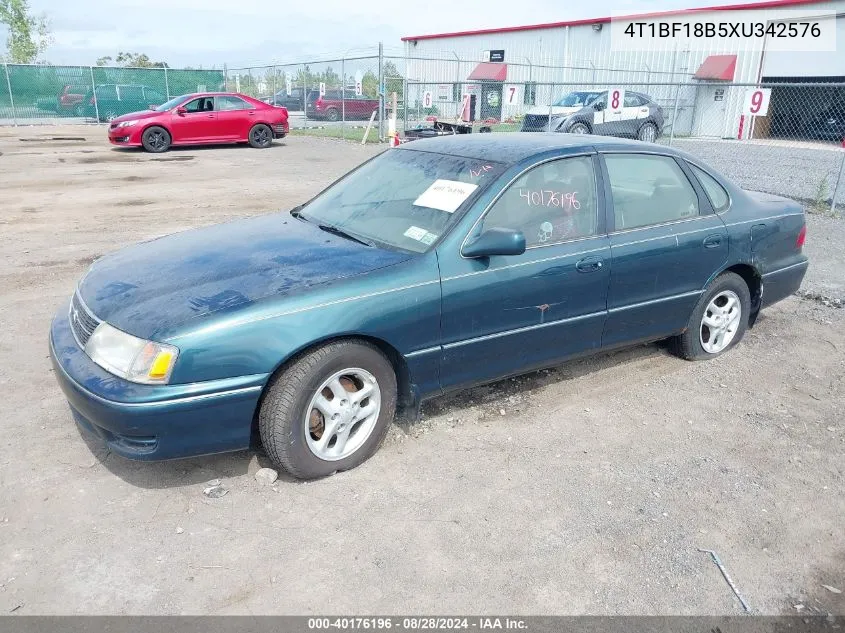 1999 Toyota Avalon Xl VIN: 4T1BF18B5XU342576 Lot: 40176196