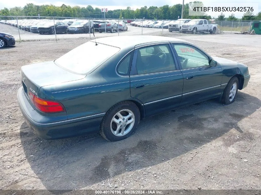 1999 Toyota Avalon Xl VIN: 4T1BF18B5XU342576 Lot: 40176196