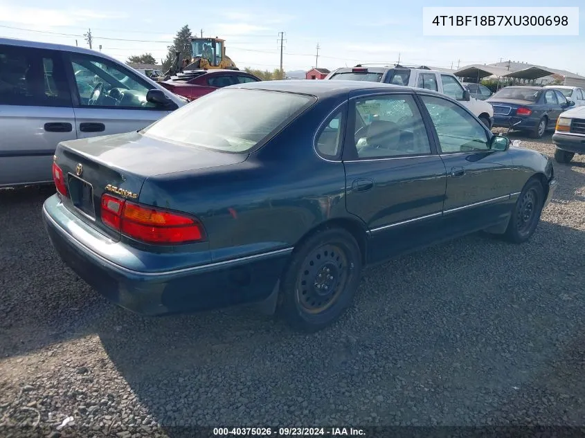 1999 Toyota Avalon Xls VIN: 4T1BF18B7XU300698 Lot: 40375026