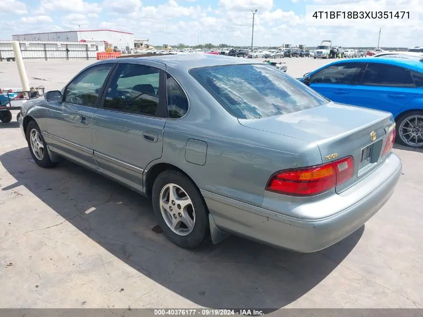 1999 Toyota Avalon Xls VIN: 4T1BF18B3XU351471 Lot: 40376177