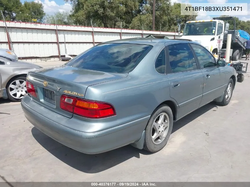 1999 Toyota Avalon Xls VIN: 4T1BF18B3XU351471 Lot: 40376177