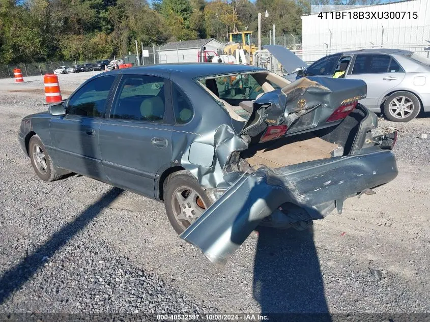 1999 Toyota Avalon Xls VIN: 4T1BF18B3XU300715 Lot: 40532597