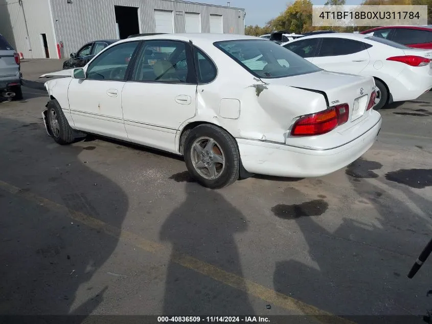 1999 Toyota Avalon Xls VIN: 4T1BF18B0XU311784 Lot: 40836509