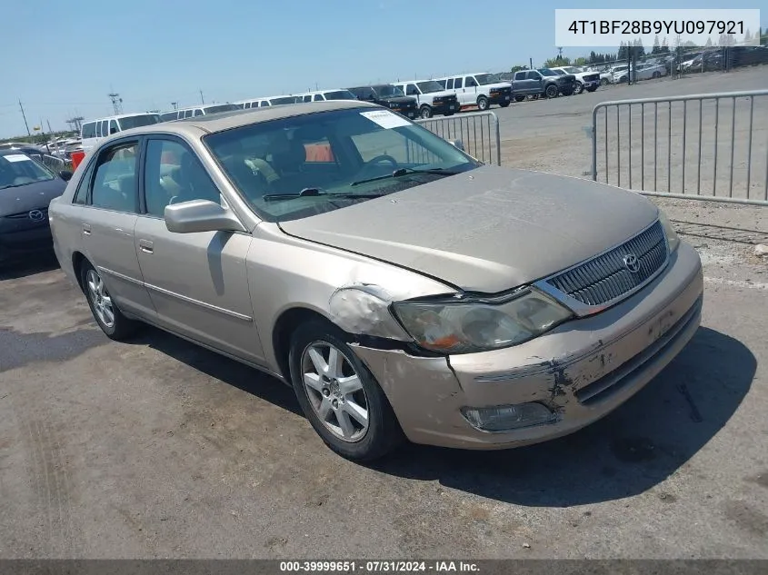 4T1BF28B9YU097921 2000 Toyota Avalon Xls