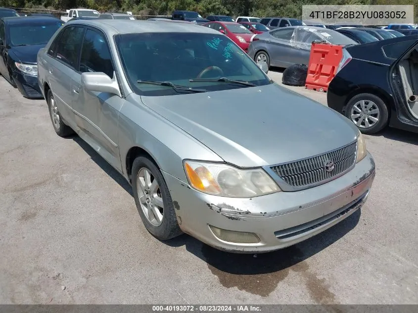 2000 Toyota Avalon Xls VIN: 4T1BF28B2YU083052 Lot: 40193072