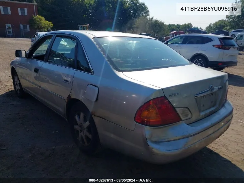 2000 Toyota Avalon Xls VIN: 4T1BF28B6YU095916 Lot: 40267613