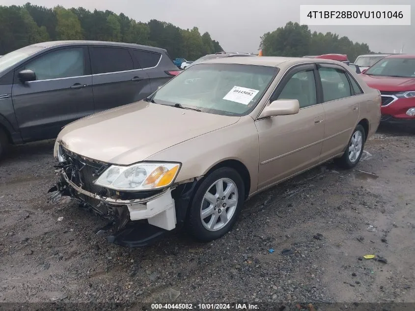 2000 Toyota Avalon Xl/Xls VIN: 4T1BF28B0YU101046 Lot: 40445082