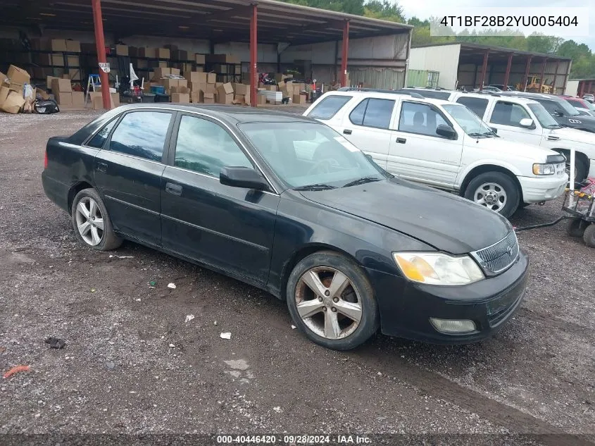 2000 Toyota Avalon Xls VIN: 4T1BF28B2YU005404 Lot: 40446420