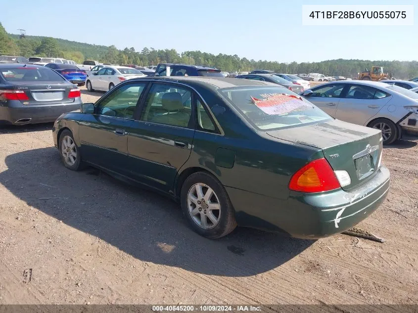 2000 Toyota Avalon Xls VIN: 4T1BF28B6YU055075 Lot: 40545200