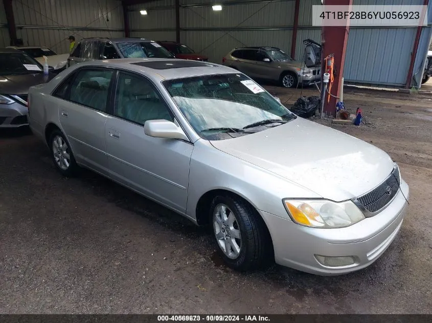 2000 Toyota Avalon Xls VIN: 4T1BF28B6YU056923 Lot: 40569673