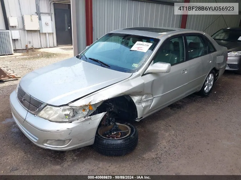 2000 Toyota Avalon Xls VIN: 4T1BF28B6YU056923 Lot: 40569673