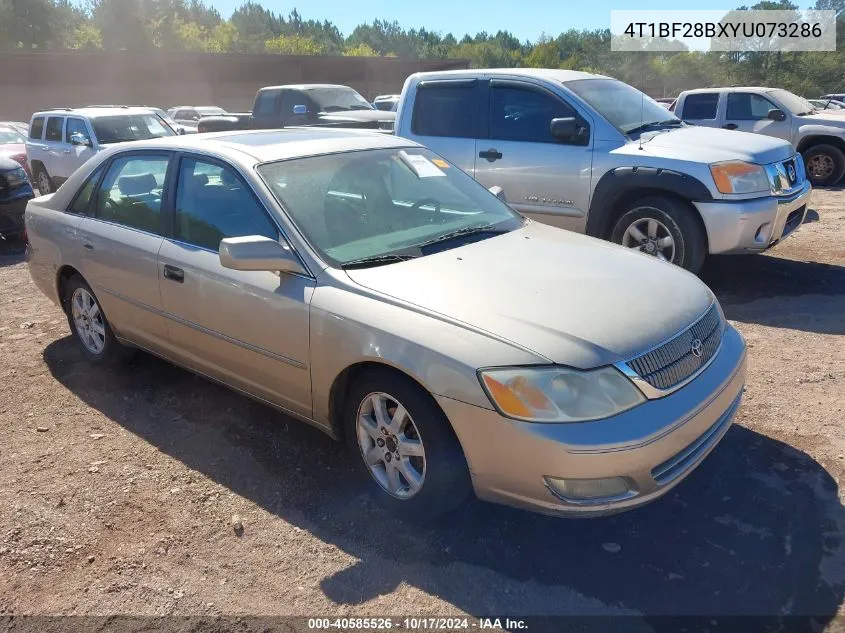 2000 Toyota Avalon Xls VIN: 4T1BF28BXYU073286 Lot: 40585526