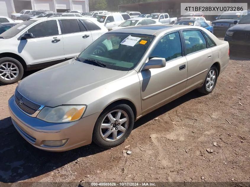 2000 Toyota Avalon Xls VIN: 4T1BF28BXYU073286 Lot: 40585526