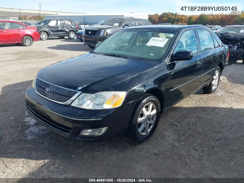 2000 Toyota Avalon Xls VIN: 4T1BF28B9YU050145 Lot: 40691650