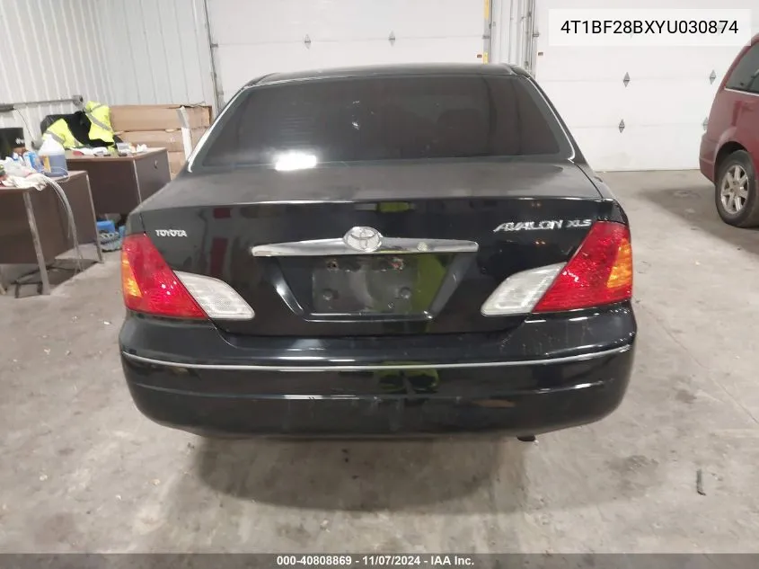 4T1BF28BXYU030874 2000 Toyota Avalon Xls